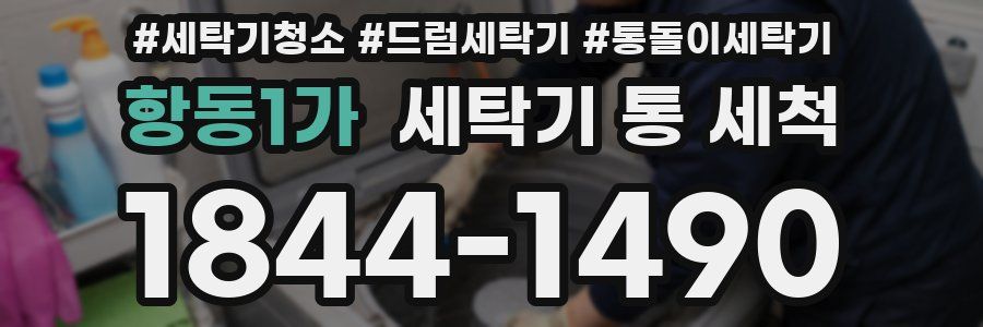 항동1가 세탁기 통 세척
