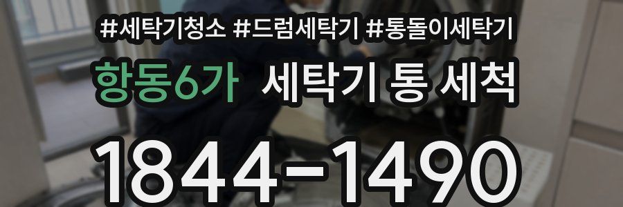 항동6가 세탁기 통 세척