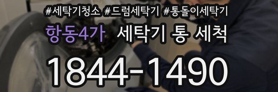 항동4가 세탁기 통 세척