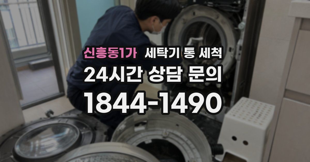 신흥동1가 세탁기 통 세척