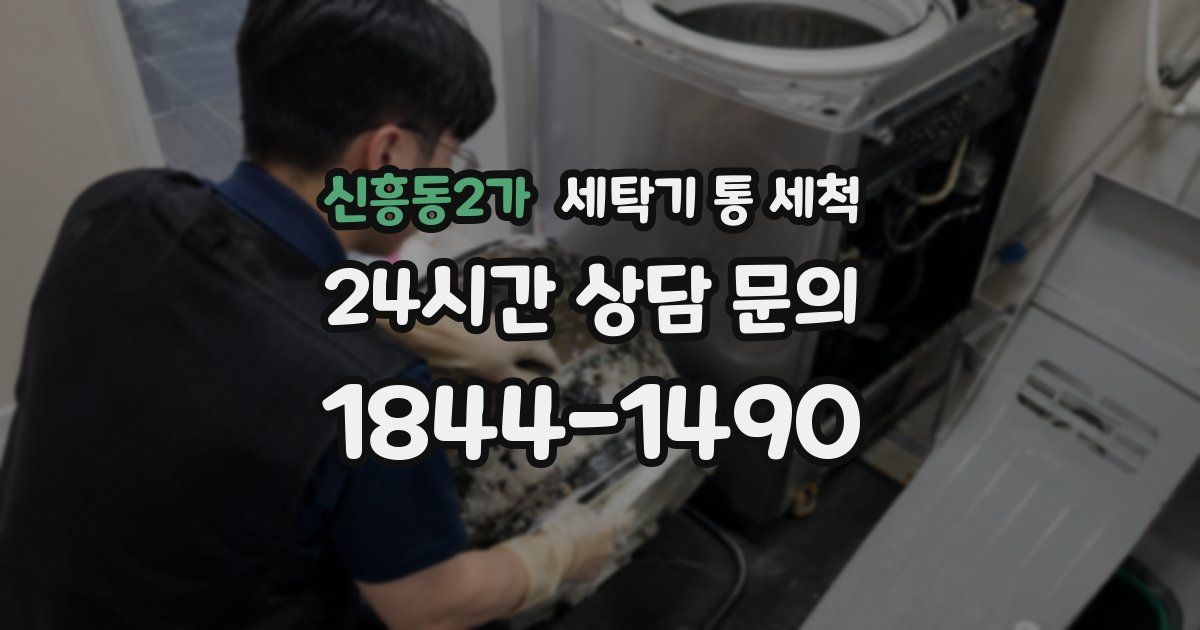 신흥동2가 세탁기 통 세척