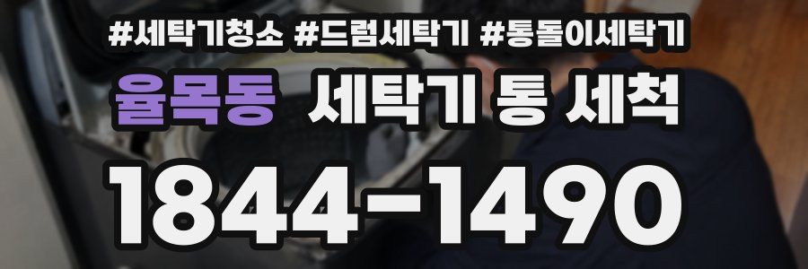 율목동 세탁기 통 세척