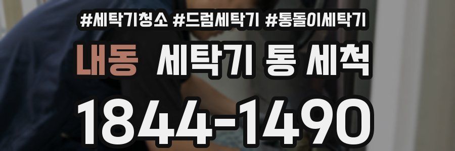내동 세탁기 통 세척