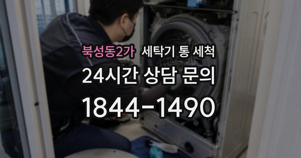 북성동2가 세탁기 통 세척