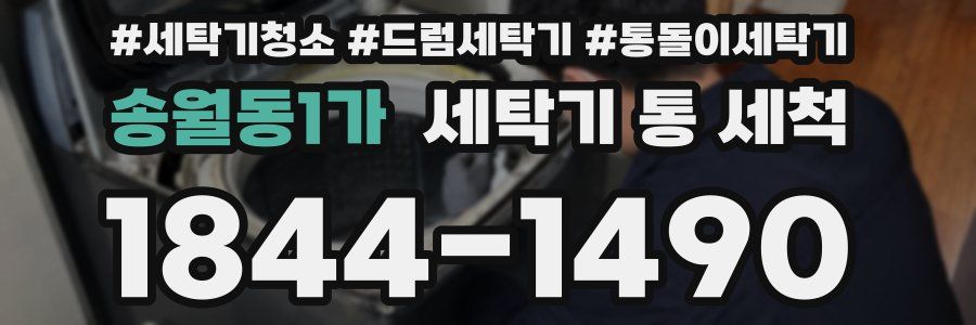 송월동1가 세탁기 통 세척