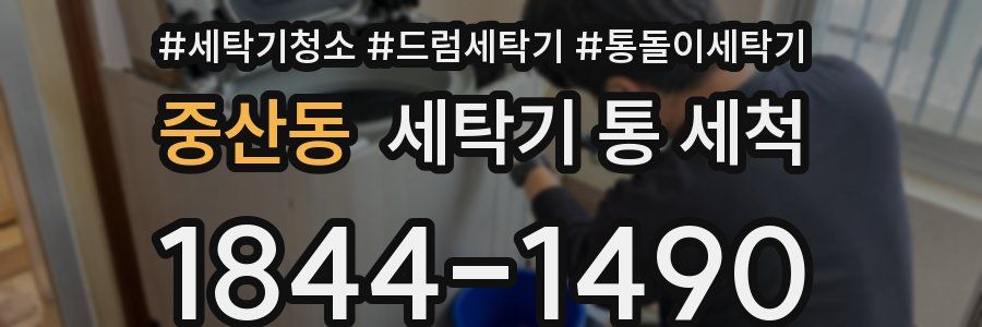 중산동 세탁기 통 세척
