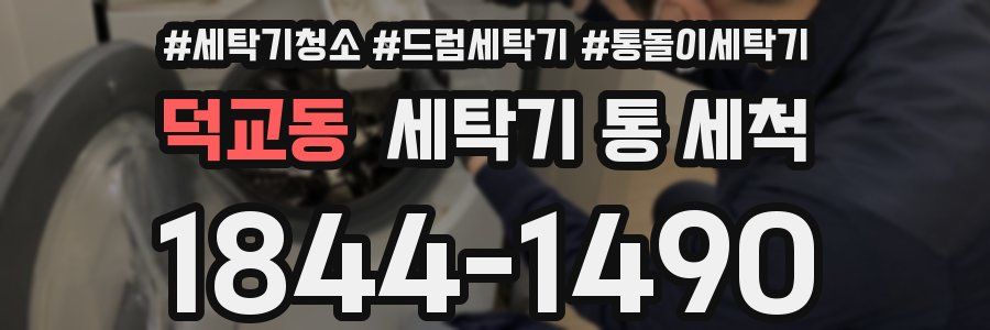 덕교동 세탁기 통 세척