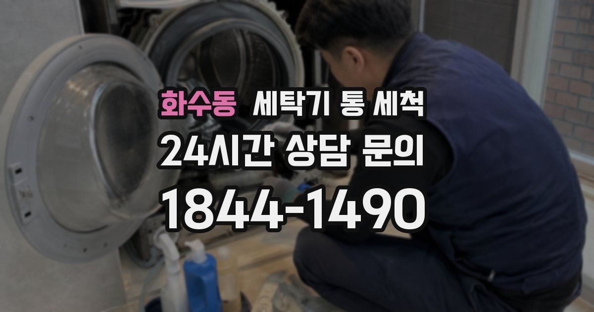 화수동 세탁기 통 세척