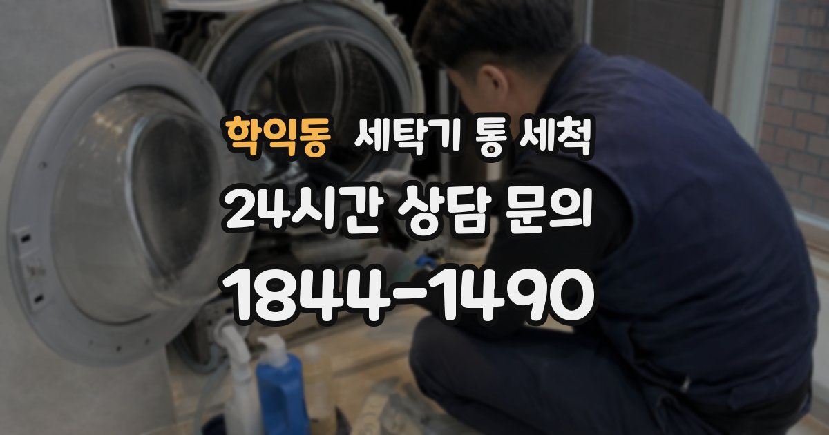 학익동 세탁기 통 세척