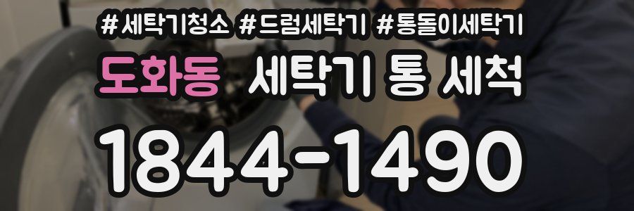 도화동 세탁기 통 세척
