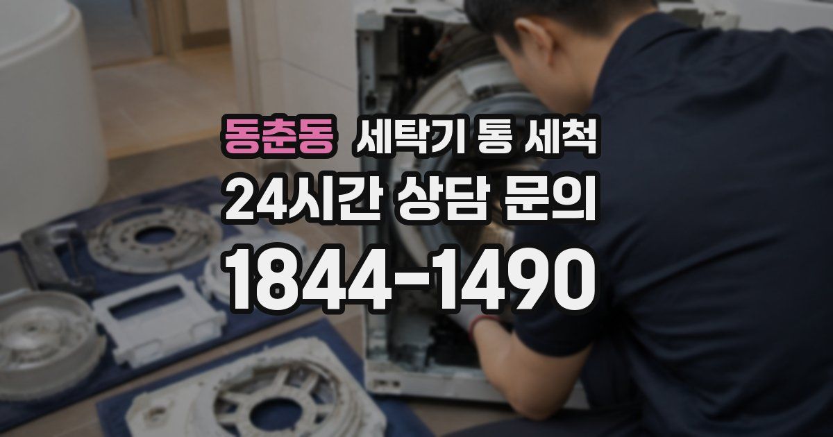 동춘동 세탁기 통 세척