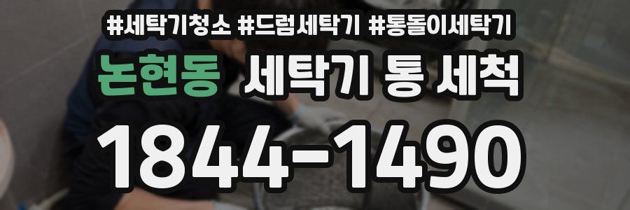 논현동 세탁기 통 세척