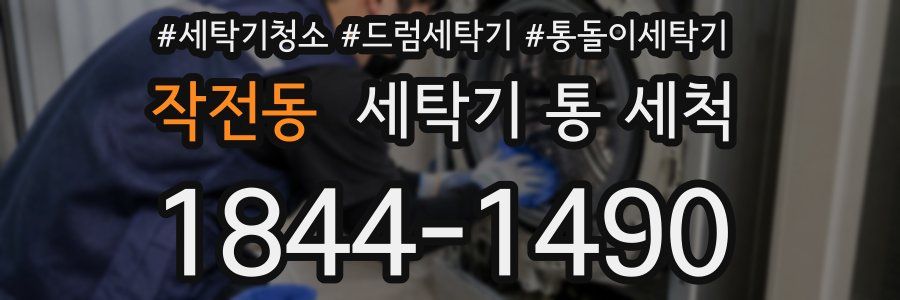 작전동 세탁기 통 세척