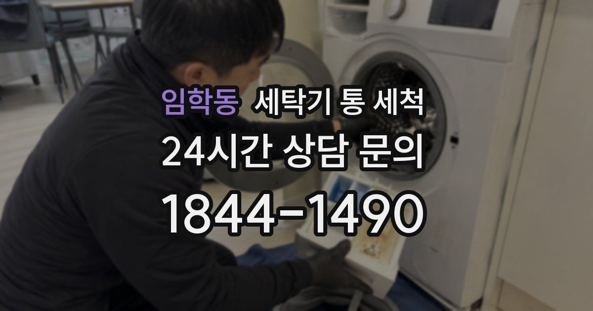 임학동 세탁기 통 세척