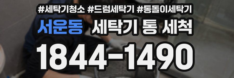 서운동 세탁기 통 세척