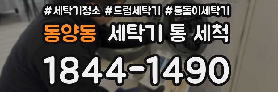 동양동 세탁기 통 세척