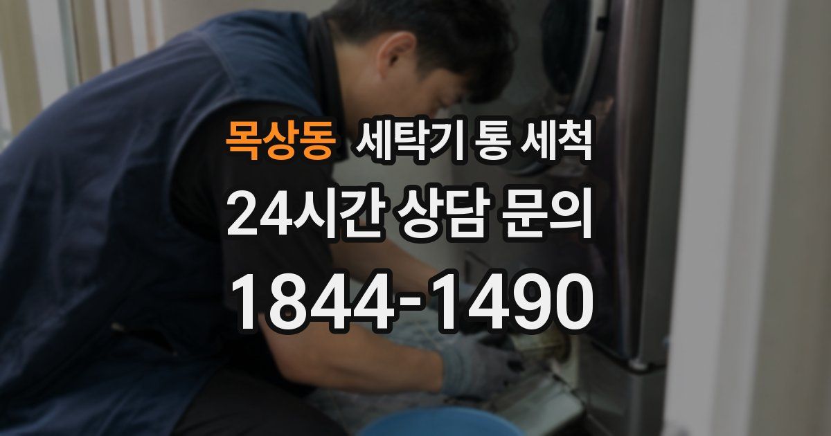 목상동 세탁기 통 세척