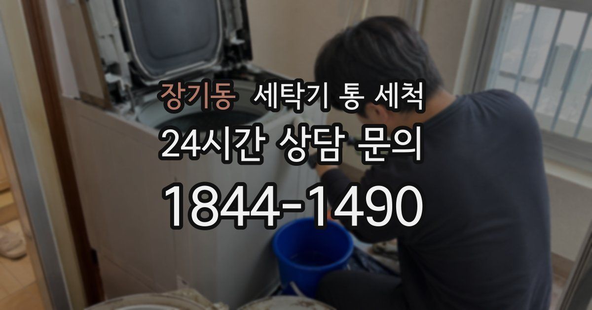 장기동 세탁기 통 세척