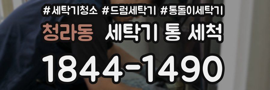 청라동 세탁기 통 세척