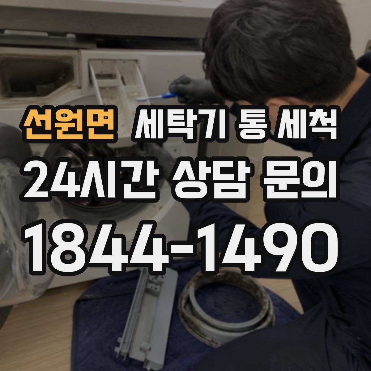 선원면 세탁기 통 세척