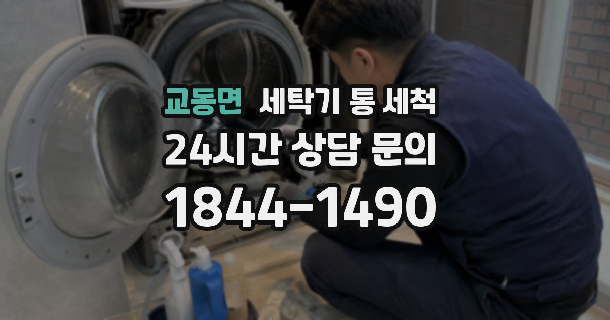 교동면 세탁기 통 세척