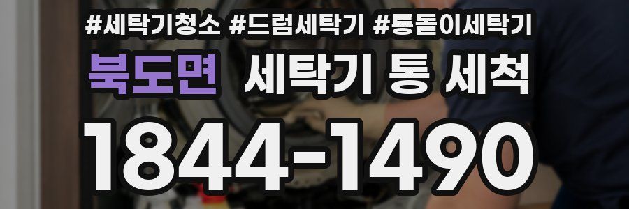 북도면 세탁기 통 세척