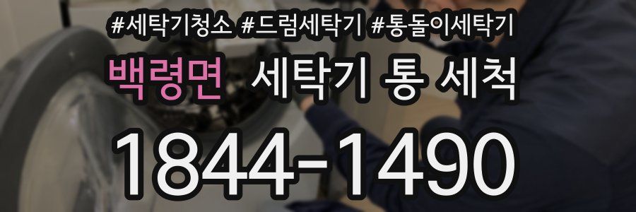 백령면 세탁기 통 세척