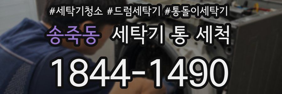 송죽동 세탁기 통 세척
