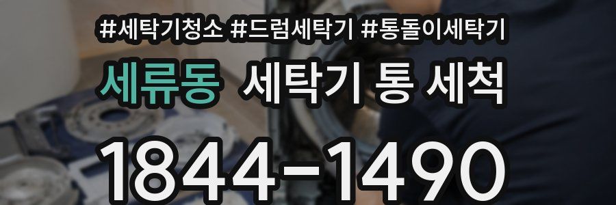 세류동 세탁기 통 세척