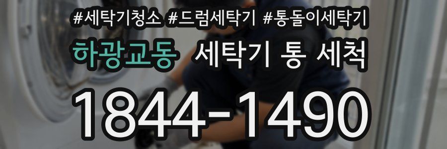 하광교동 세탁기 통 세척