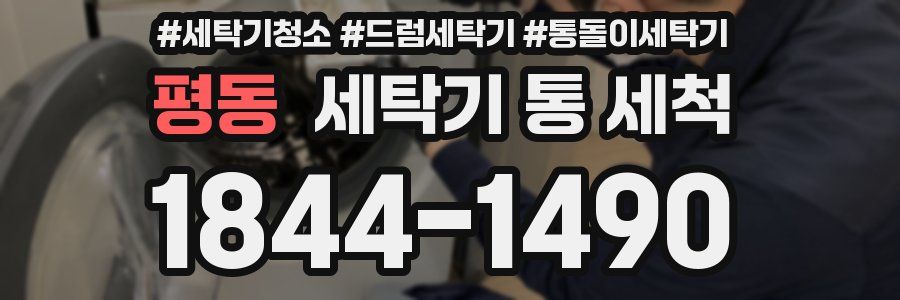 평동 세탁기 통 세척