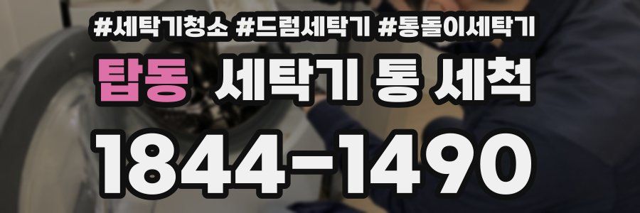탑동 세탁기 통 세척