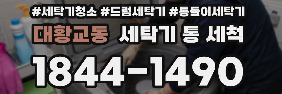 대황교동 세탁기 통 세척