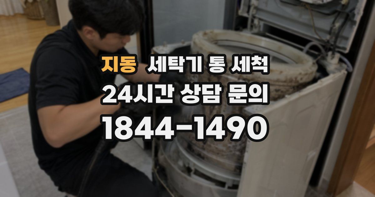 지동 세탁기 통 세척