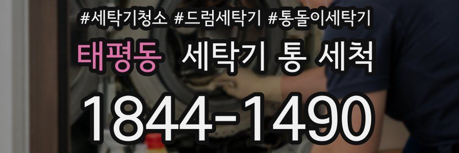 태평동 세탁기 통 세척