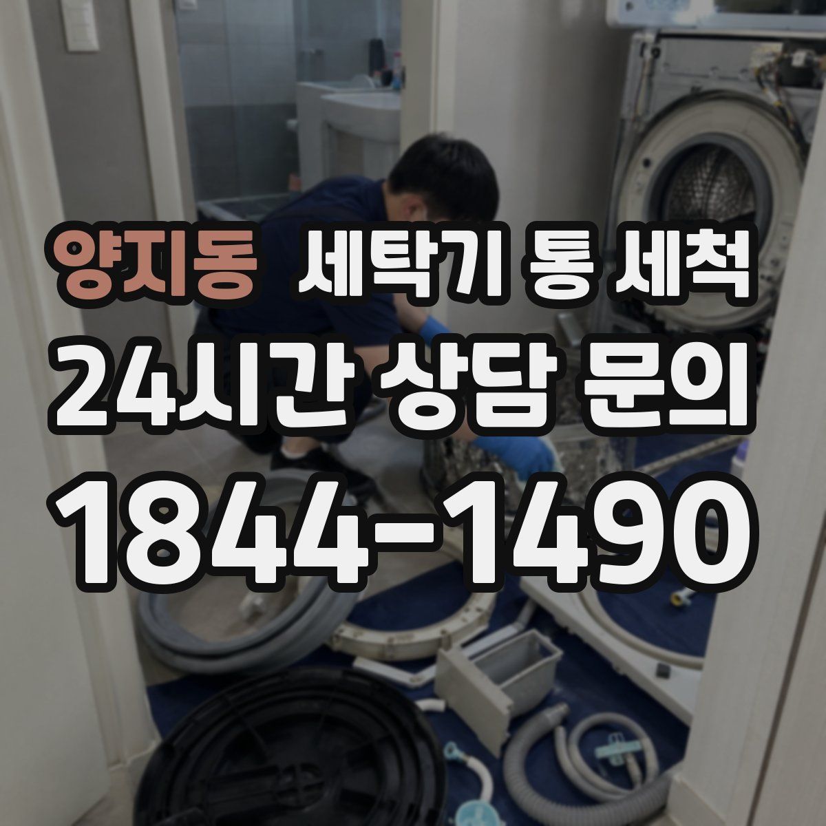 양지동 세탁기 통 세척