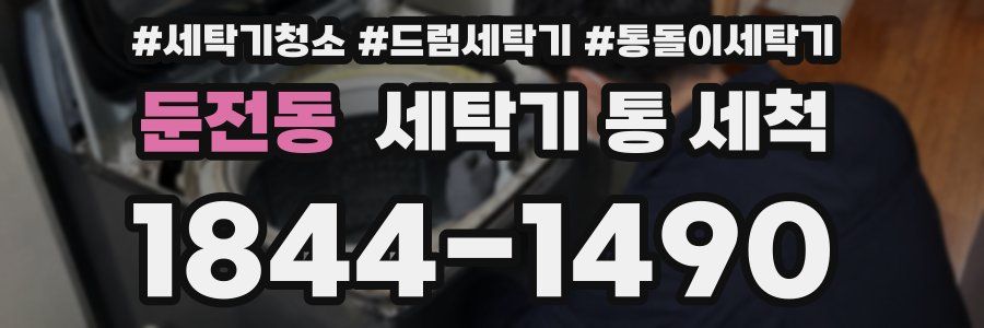 둔전동 세탁기 통 세척