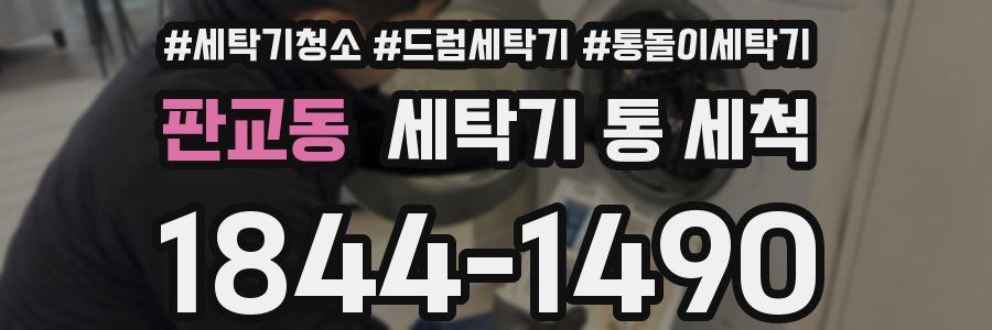 판교동 세탁기 통 세척