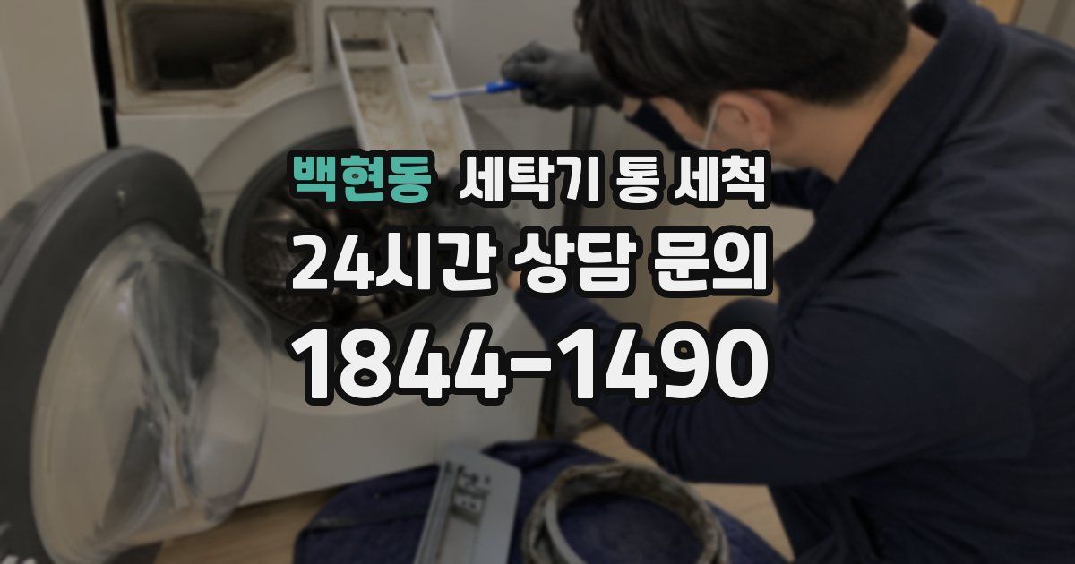 백현동 세탁기 통 세척