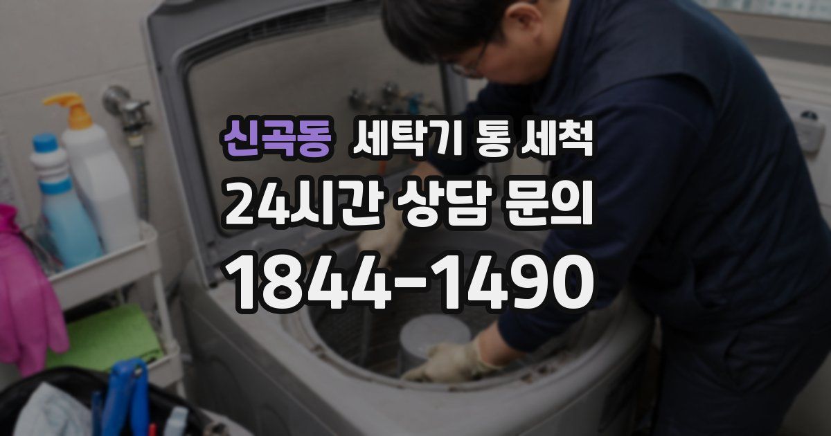 신곡동 세탁기 통 세척