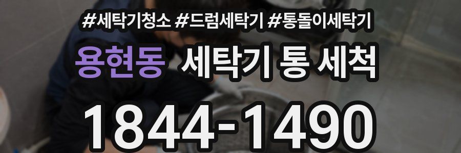 용현동 세탁기 통 세척