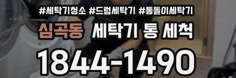 심곡동 세탁기 통 세척
