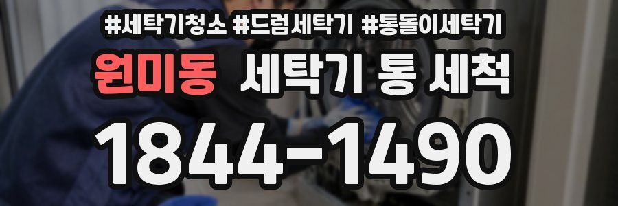 원미동 세탁기 통 세척