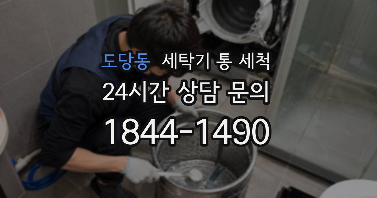 도당동 세탁기 통 세척