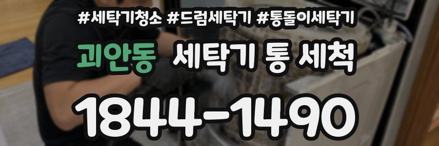 괴안동 세탁기 통 세척