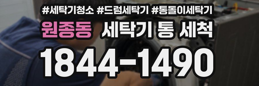 원종동 세탁기 통 세척