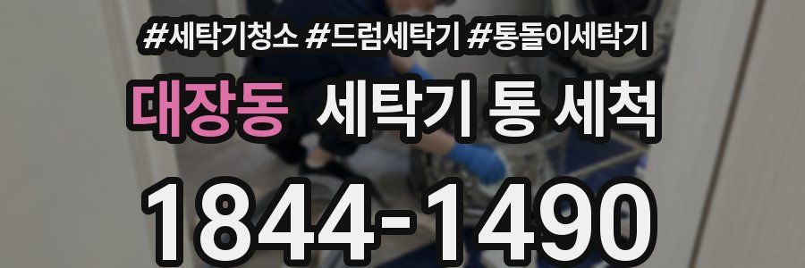 대장동 세탁기 통 세척