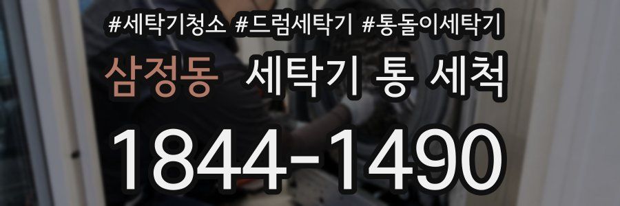 삼정동 세탁기 통 세척