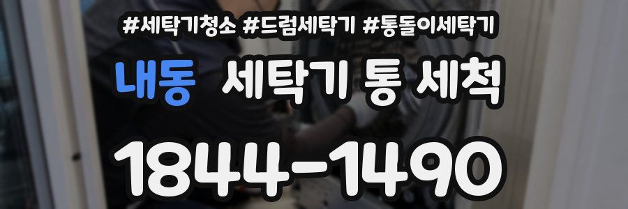 내동 세탁기 통 세척