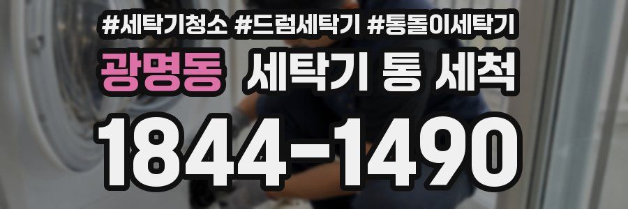 광명동 세탁기 통 세척